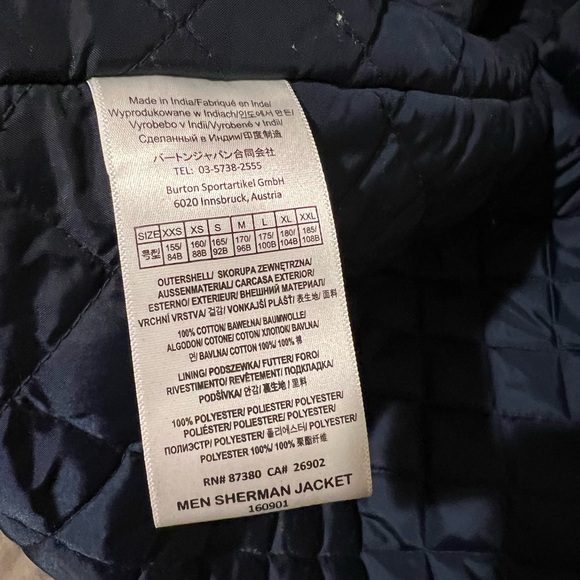 Burton Men’s Sherman Barn Coat Jacket - Picture 10 of 12